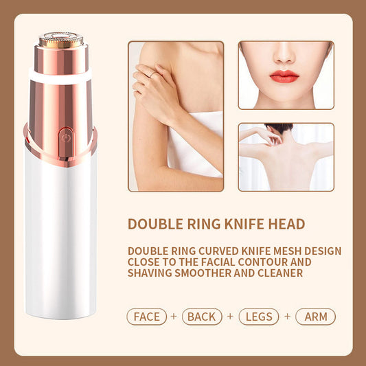 Electric Eyebrow Trimmer and Facial Hair Remover