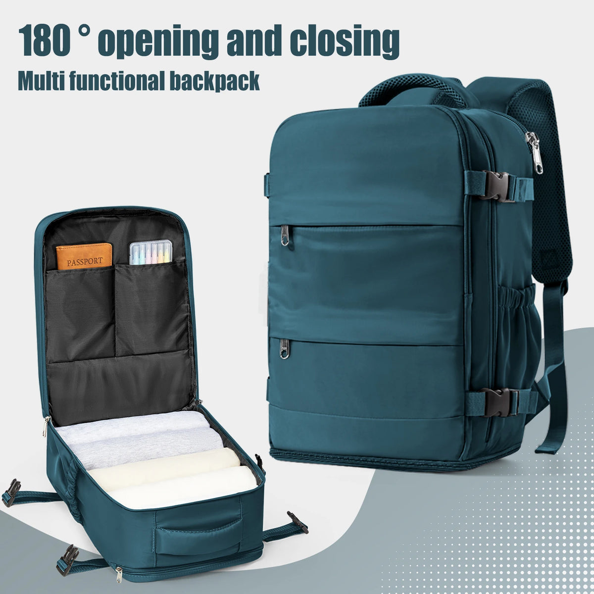 40×30×20 cm Travel Backpack | Personal Item Cabin Bag for Ryanair & EasyJet