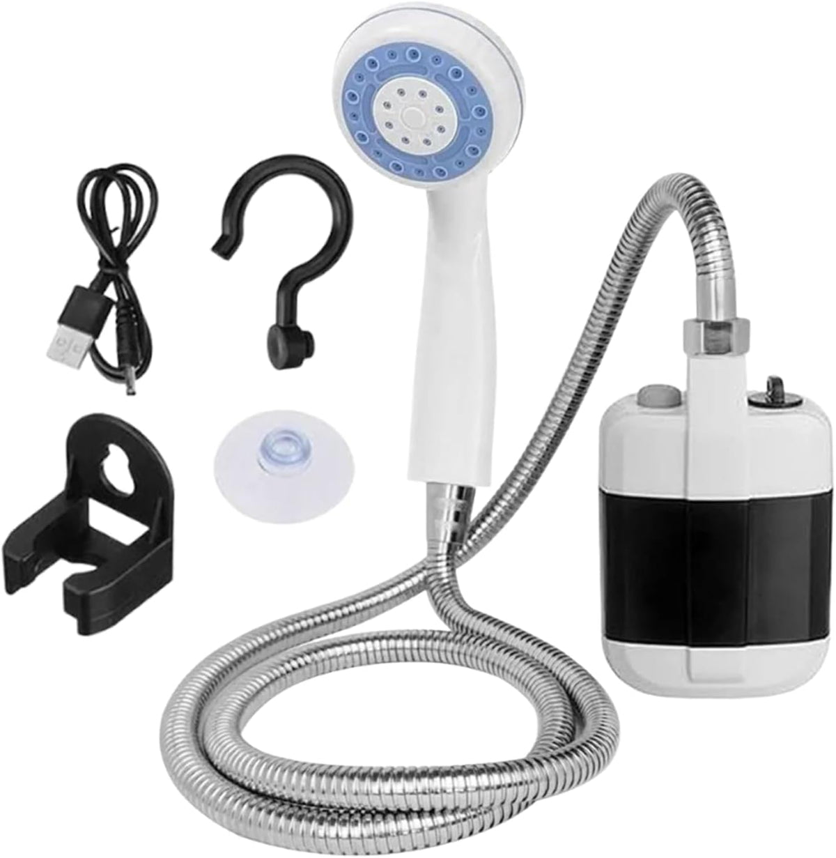 Portable Rechargeable Camping Shower | Outdoor Rinse & Pet Cleaning Pump