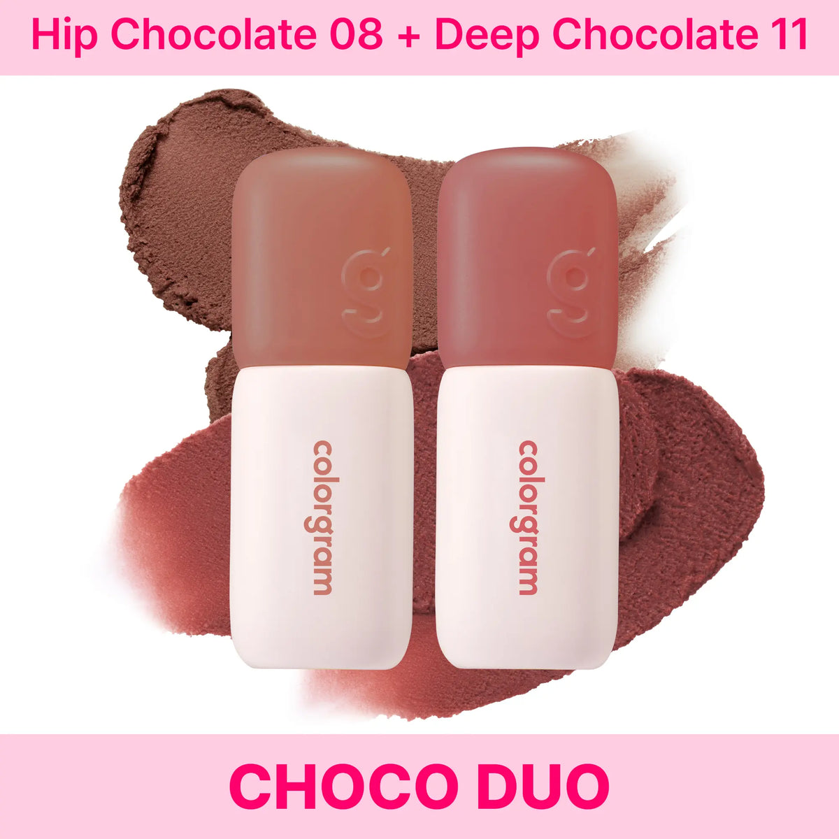 Colorgram Blurry Lip Duo Nude Blur Tint – Soft Matte Lip & Cheek Stain