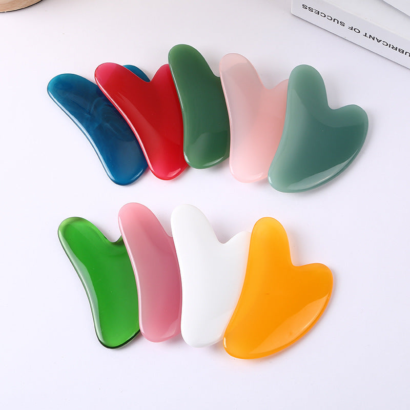 Jade Gua Sha Facial Massage Tool | Heart-Shaped Natural Stone Skincare Tool