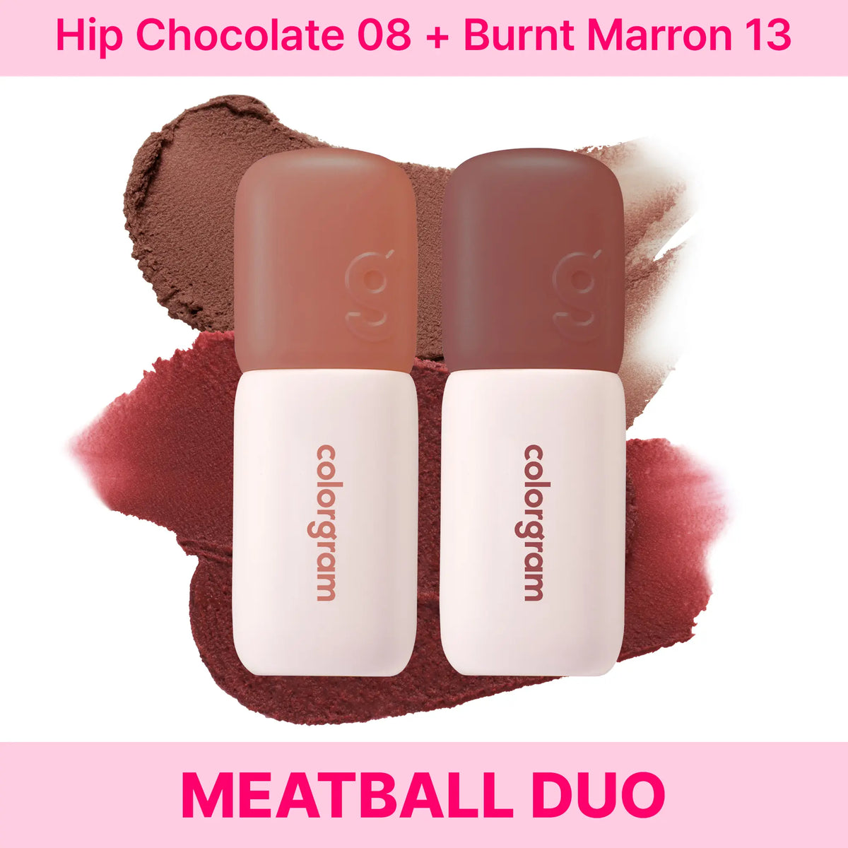 Colorgram Blurry Lip Duo Nude Blur Tint – Soft Matte Lip & Cheek Stain