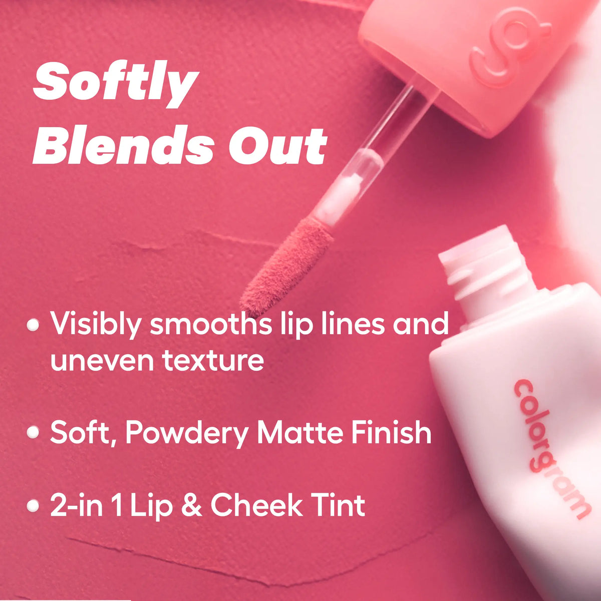 Colorgram Blurry Lip Duo Nude Blur Tint – Soft Matte Lip & Cheek Stain