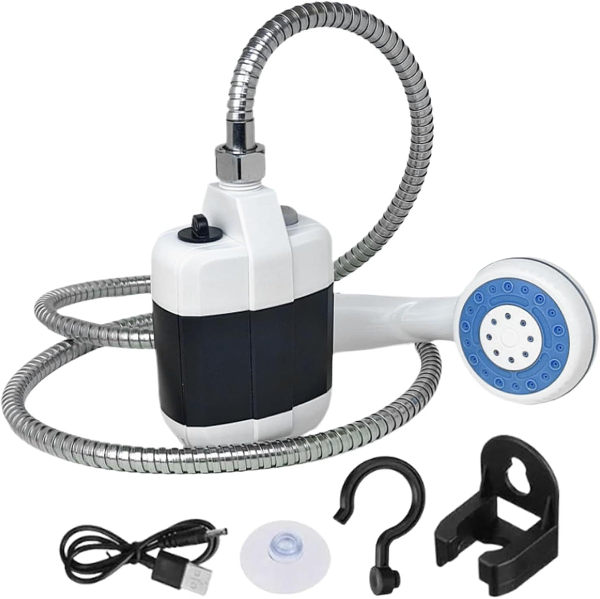 Portable Rechargeable Camping Shower | Outdoor Rinse & Pet Cleaning Pump