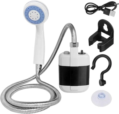 Portable Rechargeable Camping Shower | Outdoor Rinse & Pet Cleaning Pump