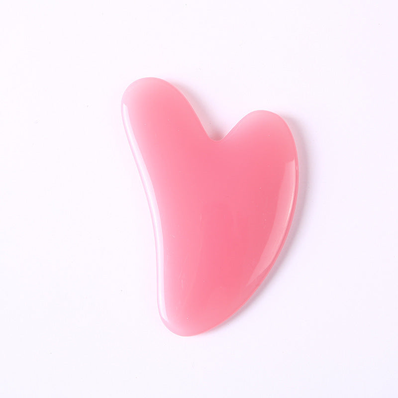 Jade Gua Sha Facial Massage Tool | Heart-Shaped Natural Stone Skincare Tool