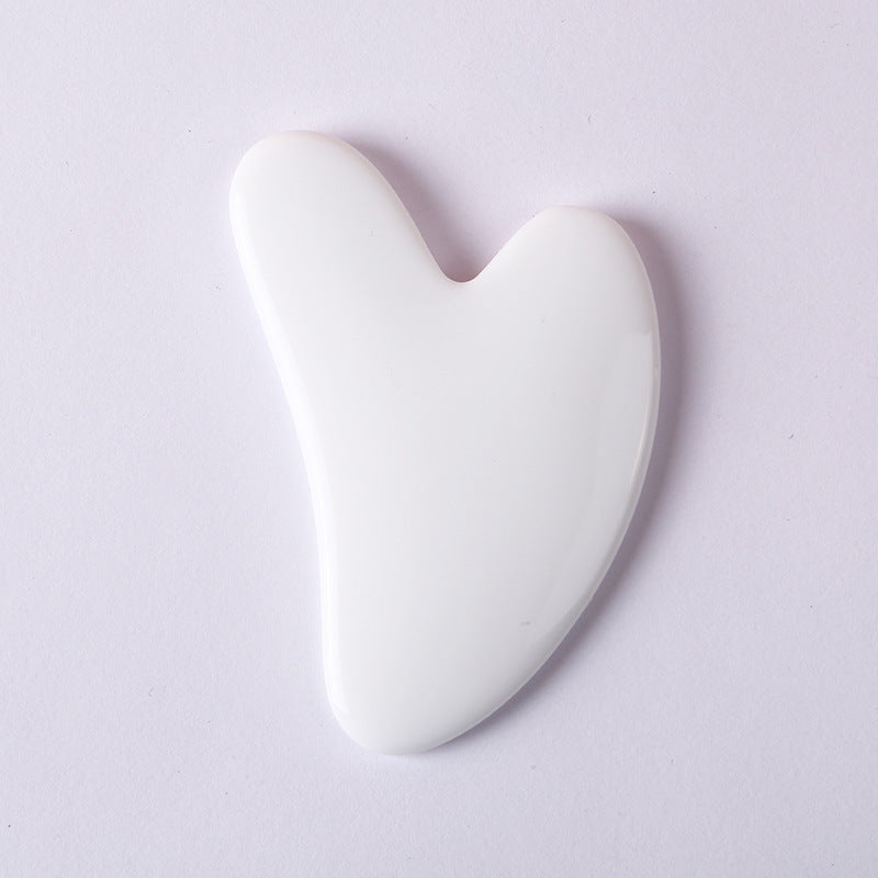 Jade Gua Sha Facial Massage Tool | Heart-Shaped Natural Stone Skincare Tool