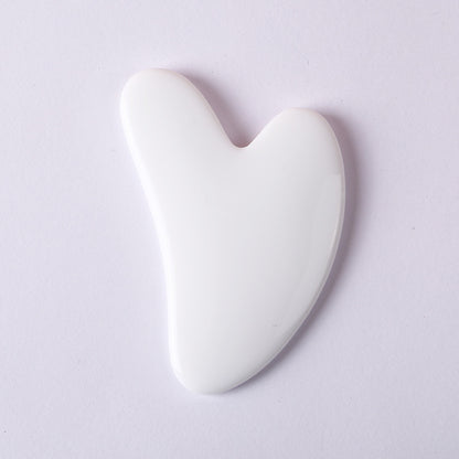 Jade Gua Sha Facial Massage Tool | Heart-Shaped Natural Stone Skincare Tool