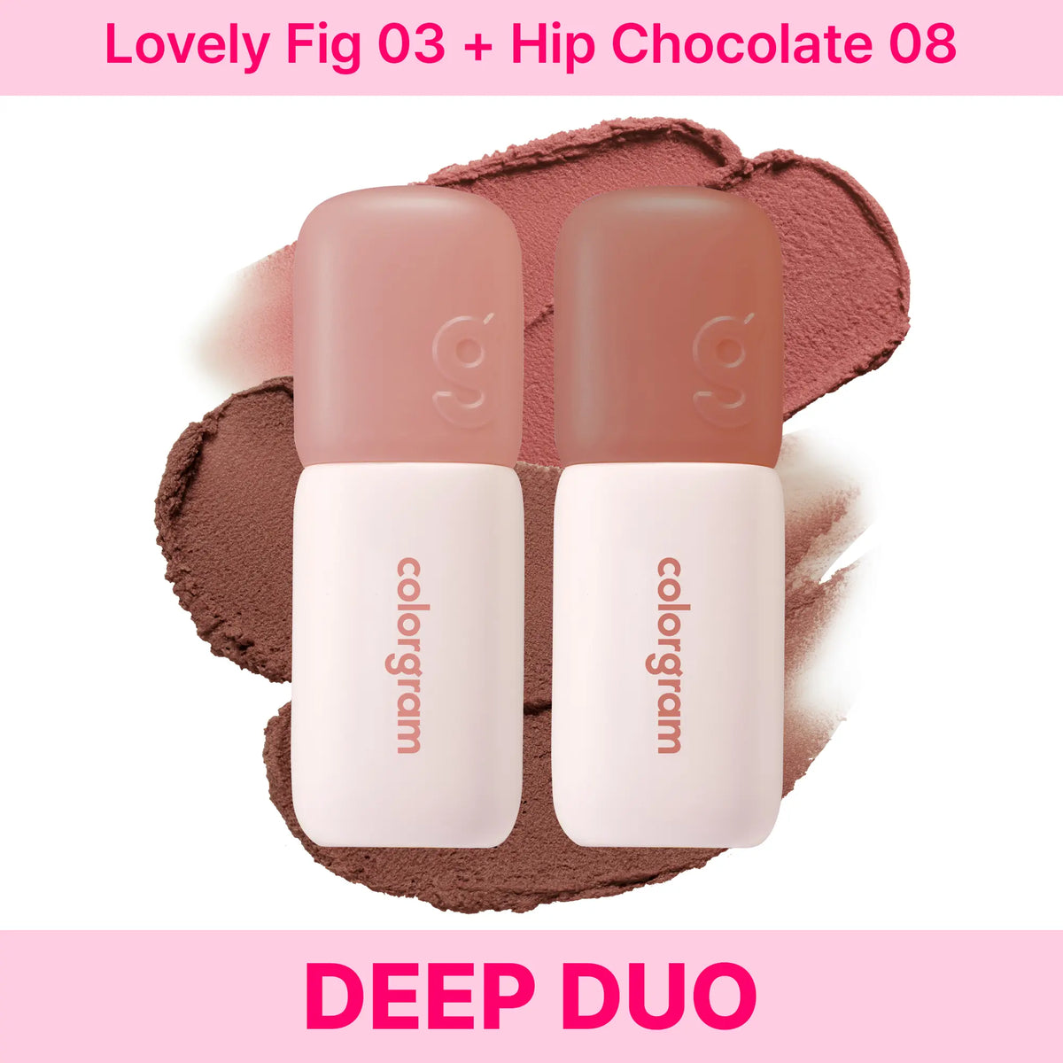 Colorgram Blurry Lip Duo Nude Blur Tint – Soft Matte Lip & Cheek Stain