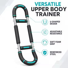 U-Shape Adjustable Resistance Arm Trainer (60-100 lbs) | Upper Body & Forearm Exerciser