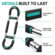 U-Shape Adjustable Resistance Arm Trainer (60-100 lbs) | Upper Body & Forearm Exerciser