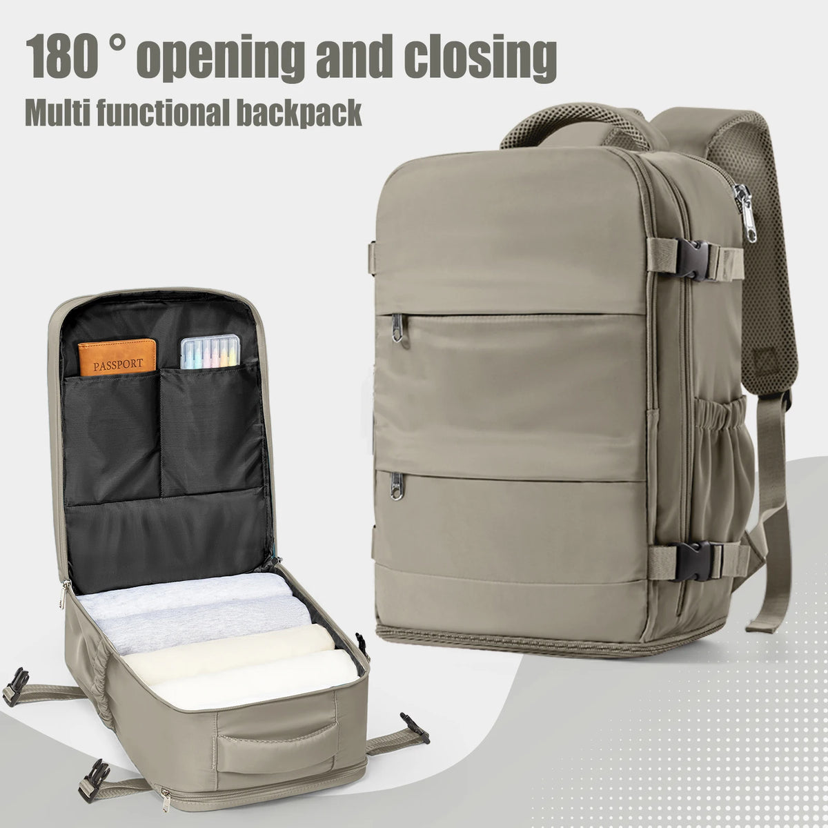 40×30×20 cm Travel Backpack | Personal Item Cabin Bag for Ryanair & EasyJet
