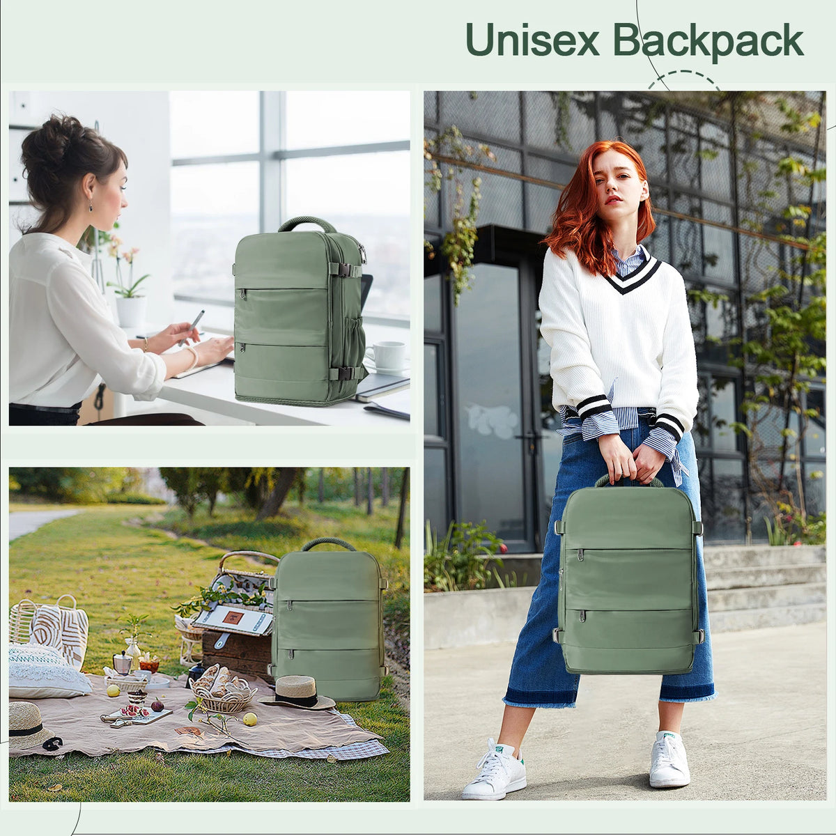 40×30×20 cm Travel Backpack | Personal Item Cabin Bag for Ryanair & EasyJet