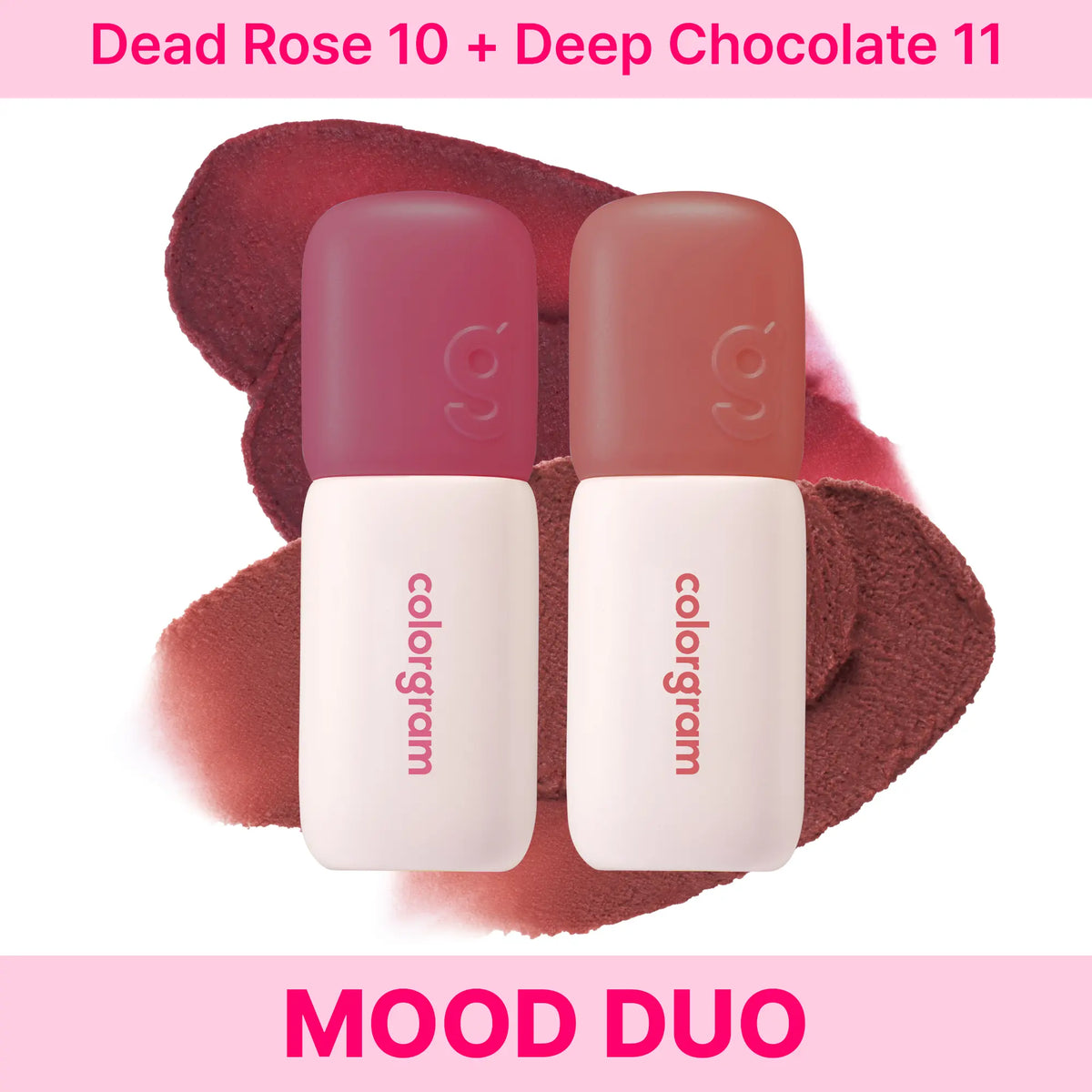Colorgram Blurry Lip Duo Nude Blur Tint – Soft Matte Lip & Cheek Stain
