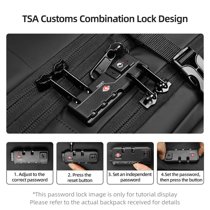 Travel Laptop Backpack – Waterproof, USB Port & Anti-Theft