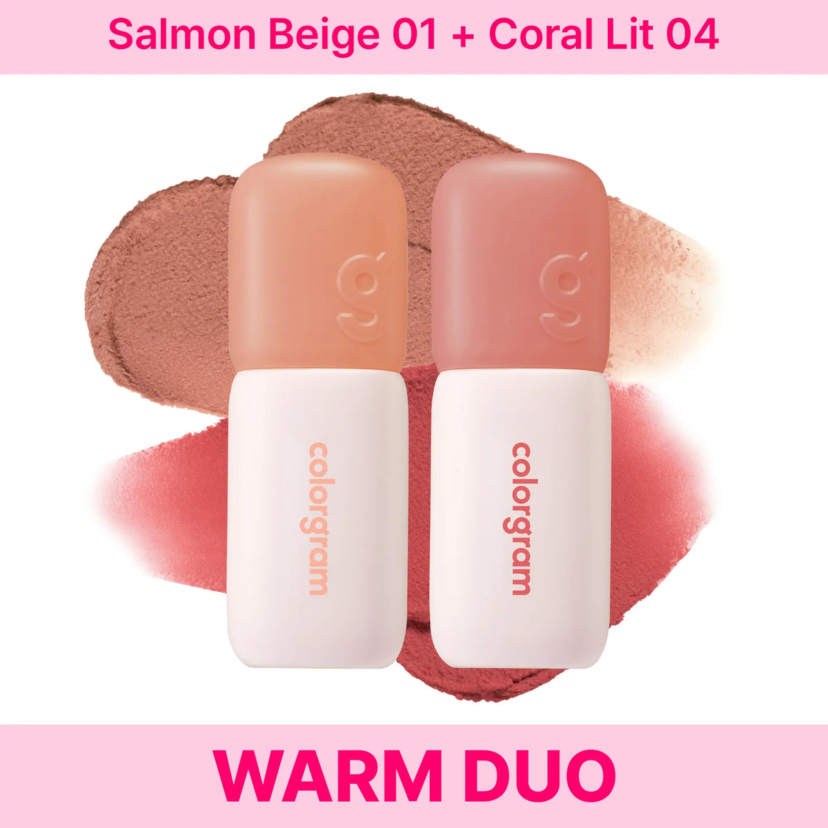 Colorgram Blurry Lip Duo Nude Blur Tint – Soft Matte Lip & Cheek Stain