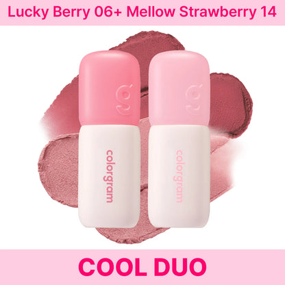 Colorgram Blurry Lip Duo Nude Blur Tint – Soft Matte Lip & Cheek Stain