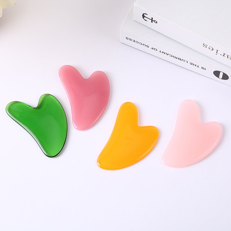 Jade Gua Sha Facial Massage Tool | Heart-Shaped Natural Stone Skincare Tool