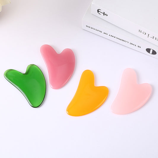 Jade Gua Sha Facial Massage Tool | Heart-Shaped Natural Stone Skincare Tool