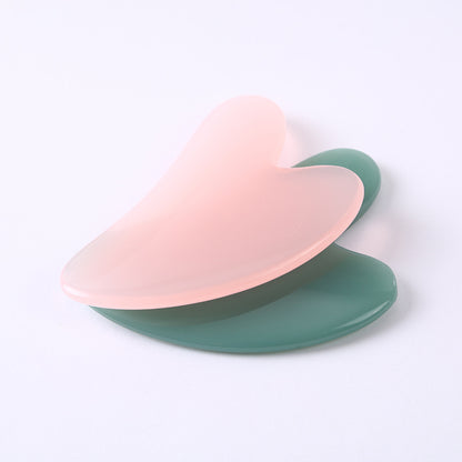 Jade Gua Sha Facial Massage Tool | Heart-Shaped Natural Stone Skincare Tool